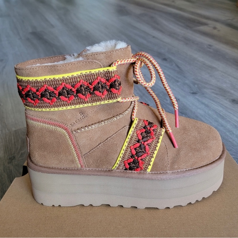 UGG Classic Mini II Braid Platform Boot